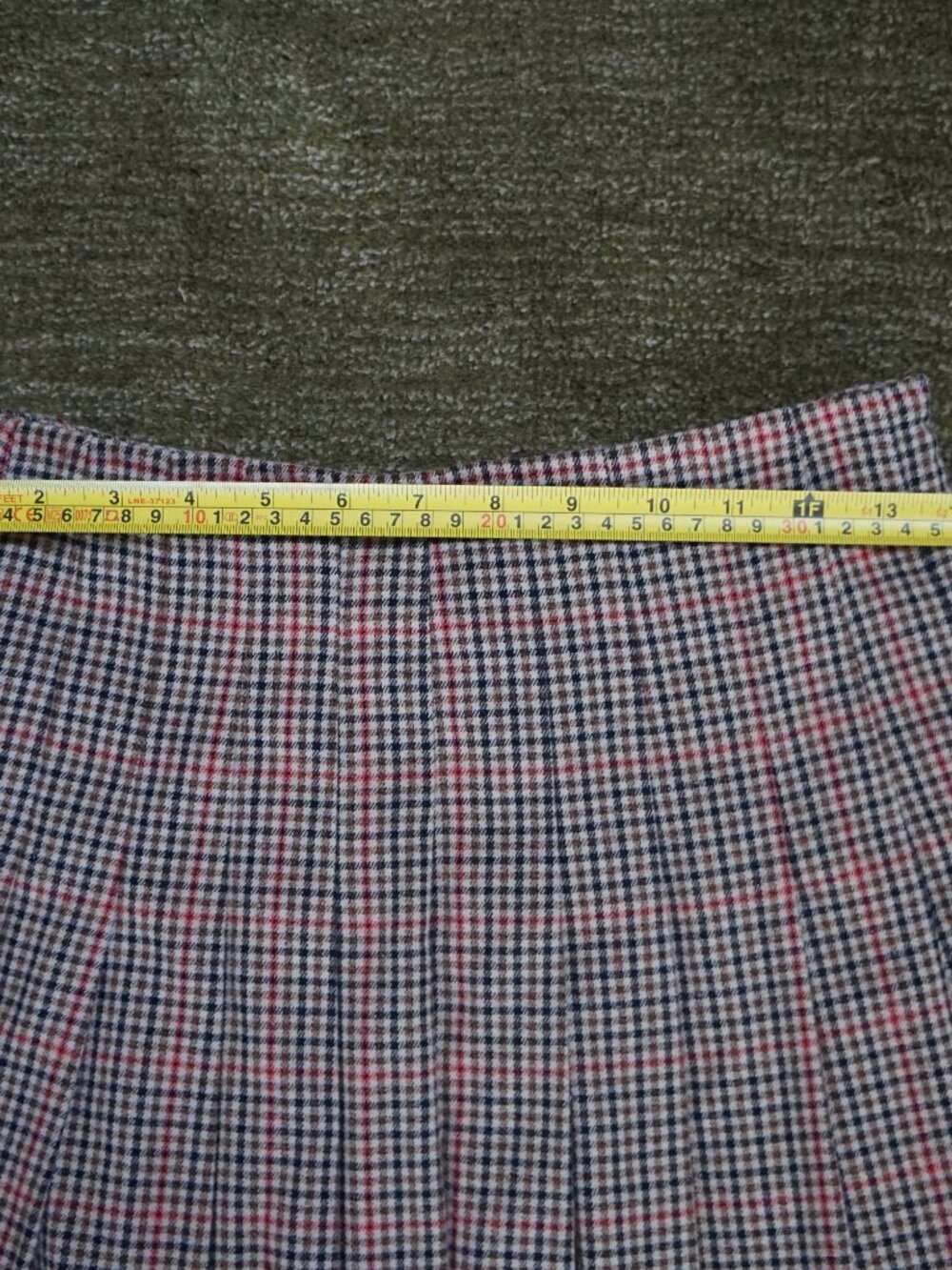 Brandy Melville plaid mini ruffle skirt - Picture 4 of 6
